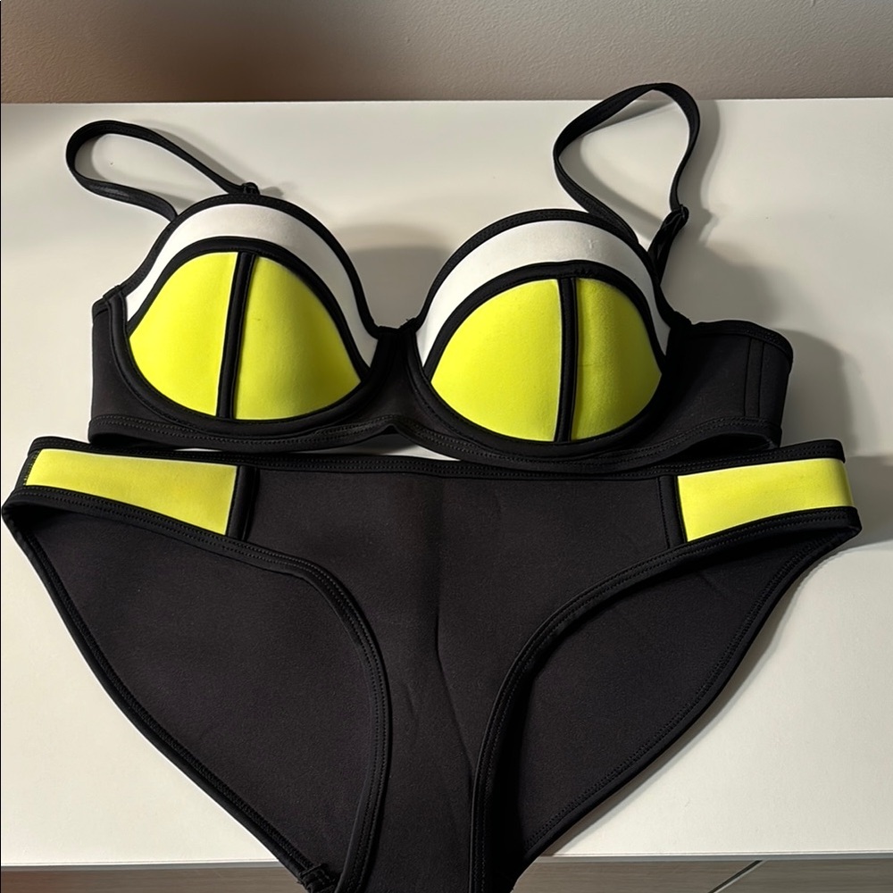 Triangl Black & Yellow Bikini